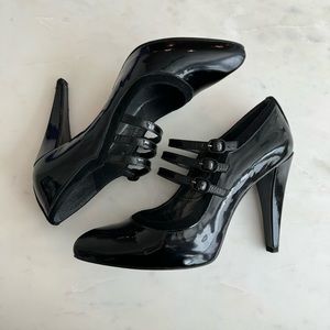 Stuart Weitzman black Mary Jane style heels size 7